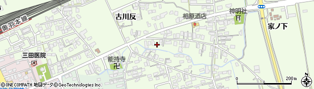 秋田県能代市鰄渕鰄渕52周辺の地図