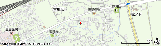秋田県能代市鰄渕鰄渕89周辺の地図