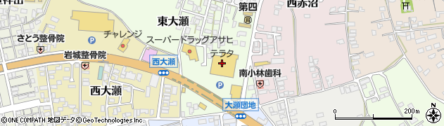株式会社テラタ　バイパス店周辺の地図