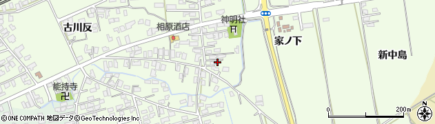 秋田県能代市鰄渕鰄渕70周辺の地図