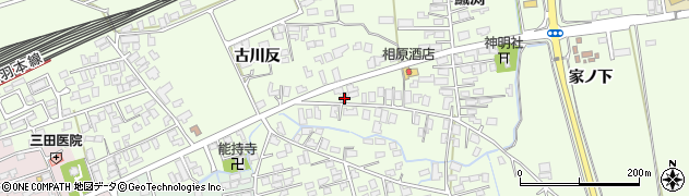 秋田県能代市鰄渕鰄渕83周辺の地図