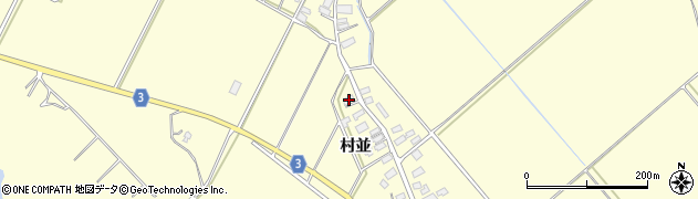 秋田県北秋田市増沢村並112周辺の地図