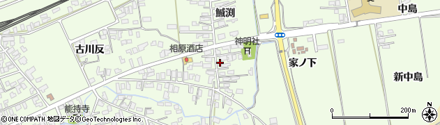 秋田県能代市鰄渕鰄渕65周辺の地図