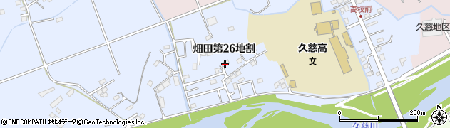 岩手県久慈市畑田（第２６地割）周辺の地図