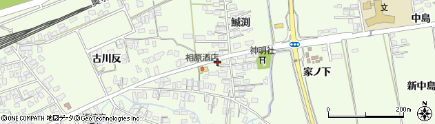 秋田県能代市鰄渕鰄渕周辺の地図
