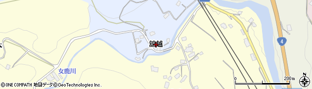岩手県一戸町（二戸郡）西法寺（舘越）周辺の地図