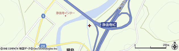 岩手県二戸市浄法寺町名越周辺の地図