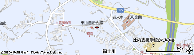 秋田県鹿角市花輪（古館）周辺の地図
