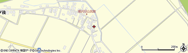 秋田県北秋田市増沢村並37周辺の地図