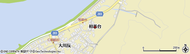 秋田県能代市二ツ井町仁鮒（相善台）周辺の地図