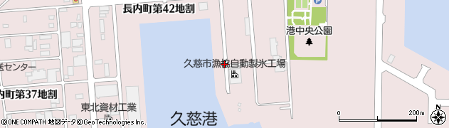 岩手県久慈市長内町（第４２地割）周辺の地図