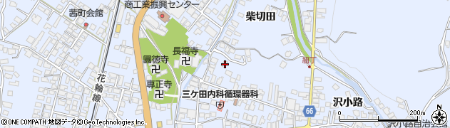秋田県鹿角市花輪柴切田10周辺の地図