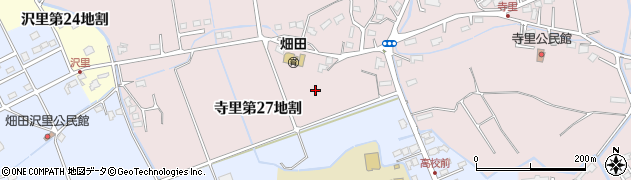 岩手県久慈市寺里第２７地割周辺の地図
