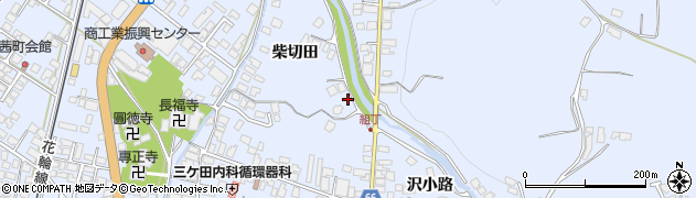 秋田県鹿角市花輪柴切田15周辺の地図