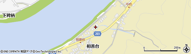 秋田県能代市二ツ井町仁鮒中台116周辺の地図