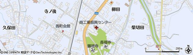 秋田県鹿角市花輪柳田14周辺の地図