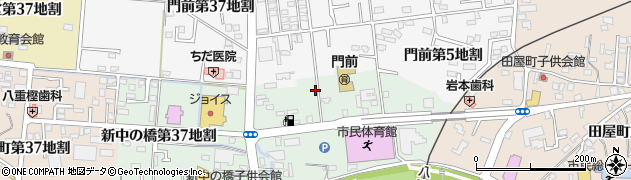 岩手県久慈市新中の橋周辺の地図