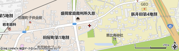 久慈区検察庁周辺の地図