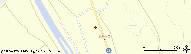 秋田県大館市比内町独鈷川久保26周辺の地図