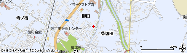秋田県鹿角市花輪柳田78周辺の地図