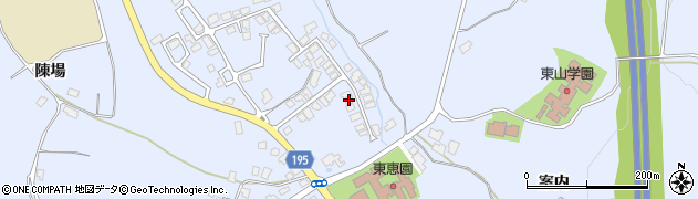 秋田県鹿角市花輪福士188周辺の地図
