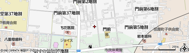 岩手県久慈市門前（第４地割）周辺の地図