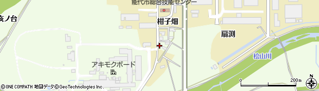 秋田県能代市鰄渕（亥ノ台）周辺の地図
