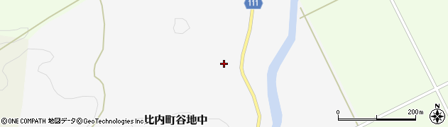 秋田県大館市比内町谷地中62周辺の地図