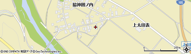 沢口簡易郵便局周辺の地図