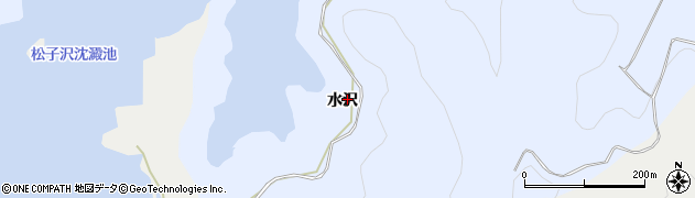 秋田県鹿角市花輪（水沢）周辺の地図