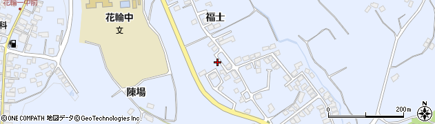 秋田県鹿角市花輪福士19周辺の地図