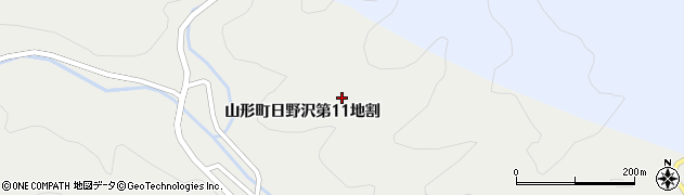 岩手県久慈市山形町日野沢（第１１地割）周辺の地図