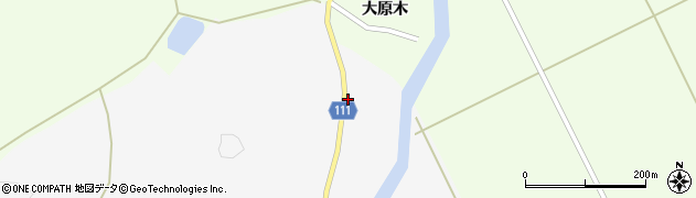 秋田県大館市比内町谷地中17周辺の地図