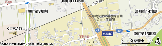 岩手県久慈市新井田（第３地割）周辺の地図