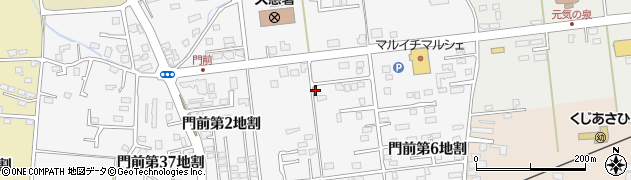 岩手県久慈市門前（第３地割）周辺の地図