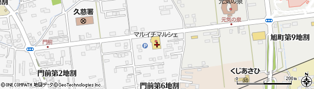 岩手県久慈市門前（第６地割）周辺の地図