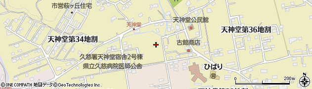 岩手県久慈市天神堂（第３３地割）周辺の地図