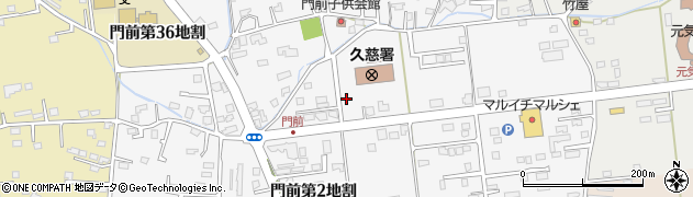 岩手県久慈市門前周辺の地図