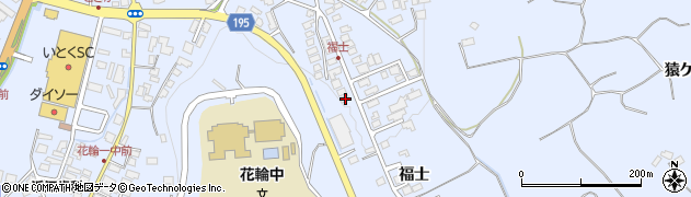 秋田県鹿角市花輪福士89周辺の地図