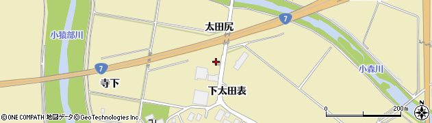 北秋田警察署鷹巣南駐在所周辺の地図