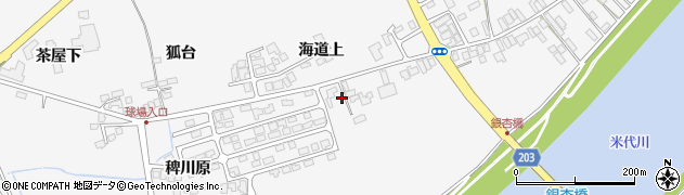 秋田県能代市二ツ井町桜台78周辺の地図