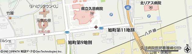 岩手県久慈市旭町（第１０地割）周辺の地図