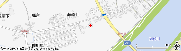 秋田県能代市二ツ井町桜台77周辺の地図