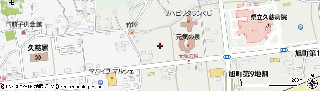 岩手県久慈市旭町（第８地割）周辺の地図