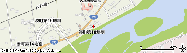 岩手県久慈市湊町第１８地割周辺の地図