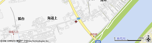 秋田県能代市二ツ井町桜台47周辺の地図
