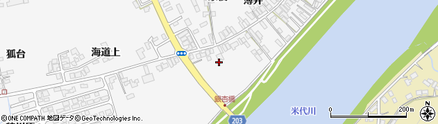秋田県能代市二ツ井町桜台3周辺の地図