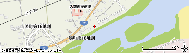 岩手県久慈市湊町第１８地割25周辺の地図