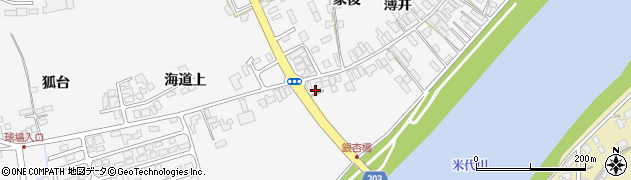秋田県能代市二ツ井町桜台34周辺の地図