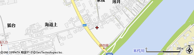 秋田県能代市二ツ井町桜台26周辺の地図